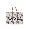 19584 childhome cestovna taska family bag canvas leopard