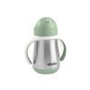 21441 1 beaba hrncek termoizolacny so slamkou nerez 250ml sage green
