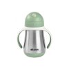 21441 3 beaba hrncek termoizolacny so slamkou nerez 250ml sage green