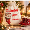 Vianočné vrece pre Samka pri stromčeku
