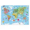 38172 2 janod puzzle mapa sveta v kufriku 300 ks