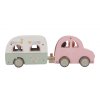 47574 3 little dutch auto s karavanom drevene