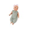 75294 2 lullababy babika 35 cm v overale s celenkou