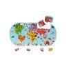 7695 7 janod hracka do vody puzzle mapa sveta 28 ks