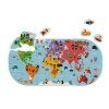 7695 8 janod hracka do vody puzzle mapa sveta 28 ks
