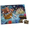 8013 2 janod detske puzzle lovci pokladu v kufriku 36 ks