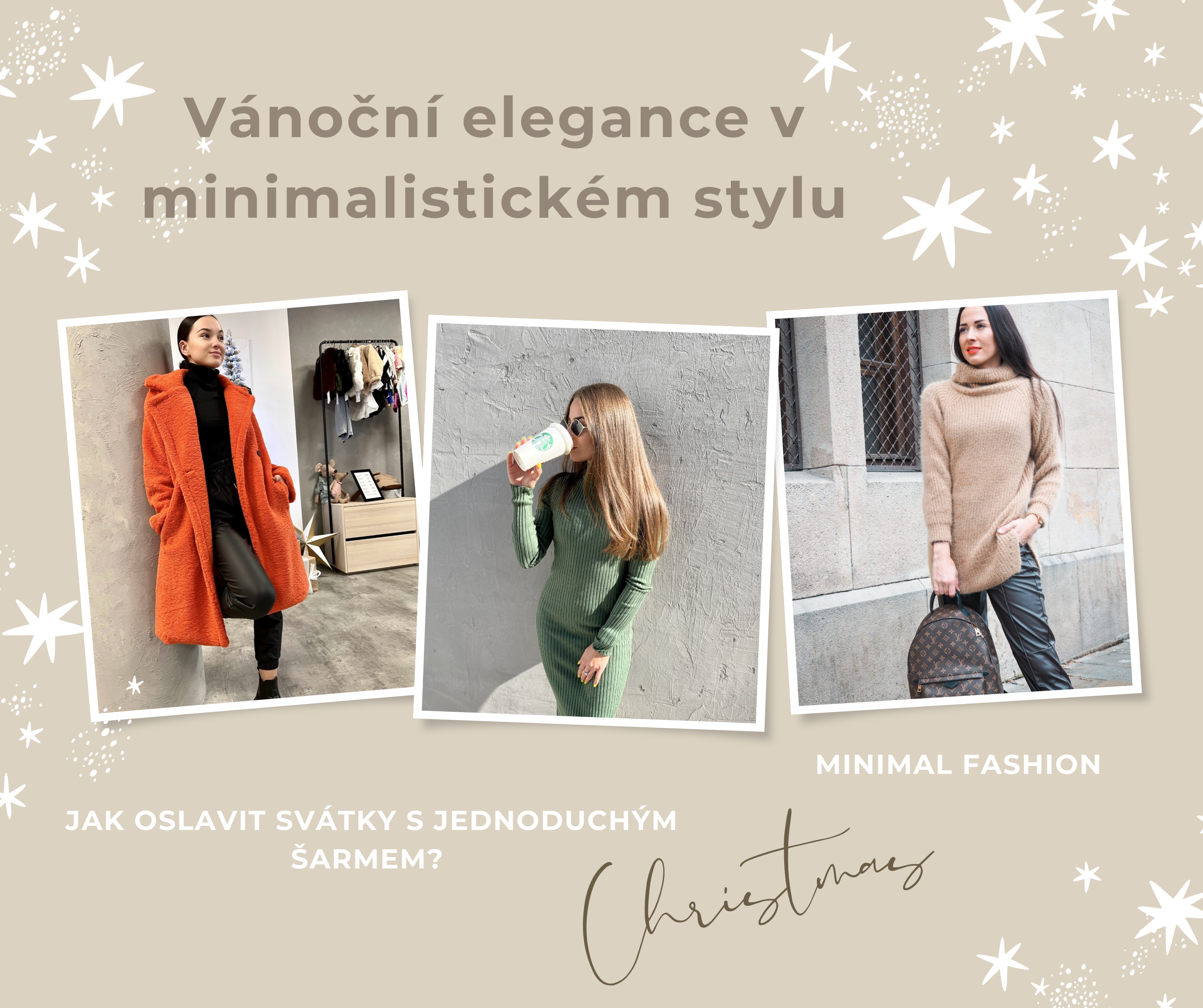 Vánoční elegance v minimalistickém stylu