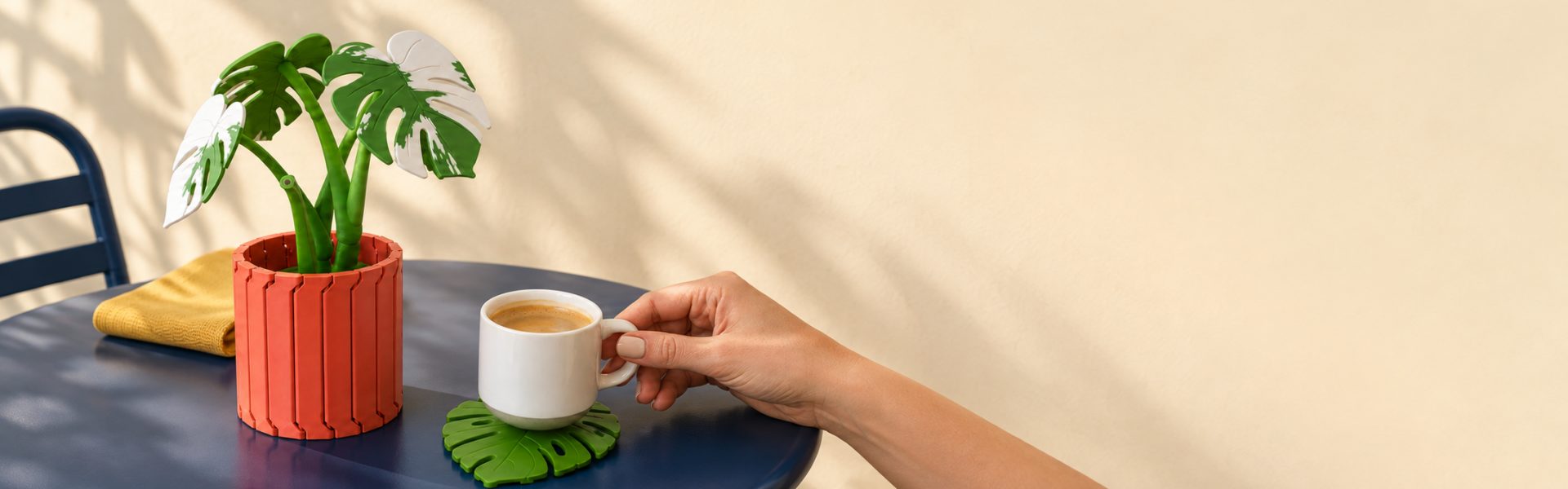 Monstera Magnetica 2 – dekorace s magnetickými podtácky