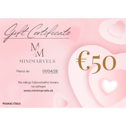 Darčekový poukaz Silver