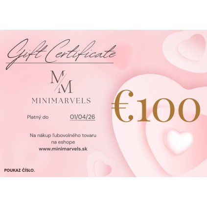 Dárkový poukaz Gold