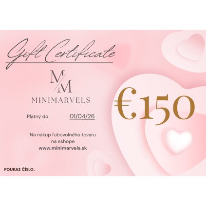 Darčekový poukaz Platinum