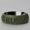 kuko dark green fuzy