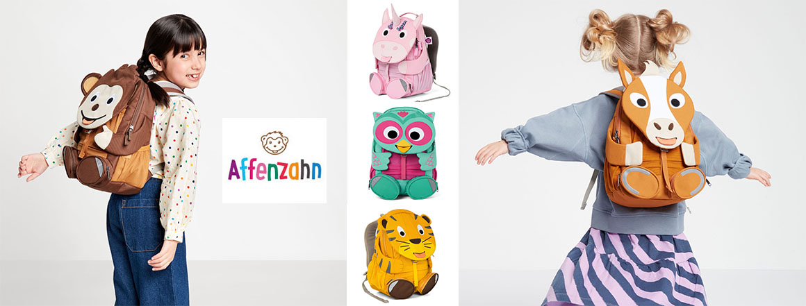 Dětské batohy a pytle na přezůvky se zvířátky Affenzahn