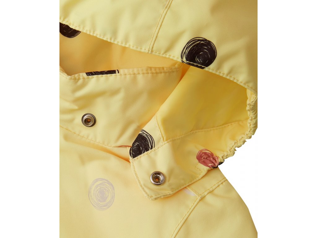 Dětská bunda žlutá s puntíky reimatec Banana
