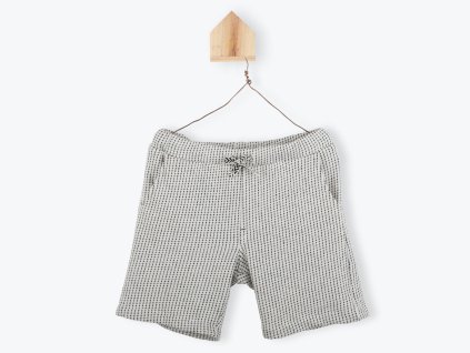 Dětské bermudy Tečky Organic světlé
