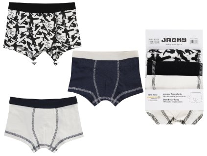 710971 Chlapecké boxerky kluk slipy s nohavicí Snowboard 3v1 Jacky