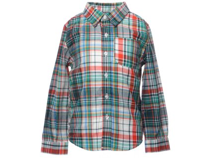 Chlapecká kostkovaná košile Oxford vzdušná prodyšná košile pro kluka Bavlna Boboli kluk 308102-9177 a