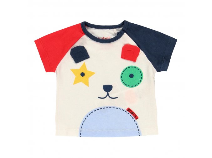 Dětské tričko s pejskem pro chlapečka barevné veselé Boboli a