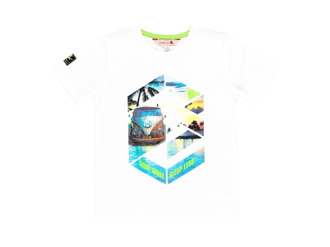 Dětské triko bílé Surf