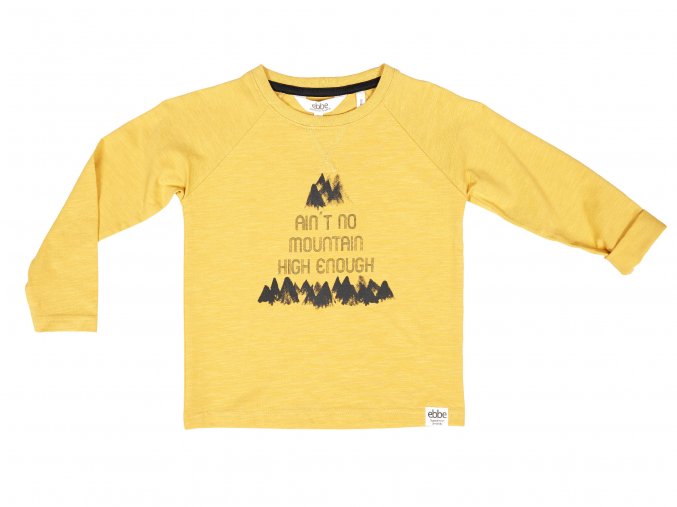 Dětské tričko Hora žluté ORGANIC101837 0620 f