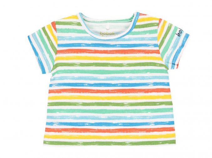 Kojenecké tričko pruhované barevné1321529492 a