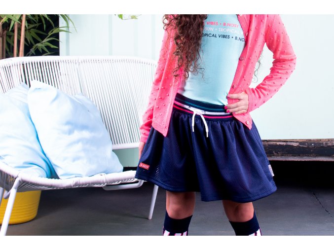 Holčičí sportovní sukně modrá BNOSY tamvě modrá sukně krátká pro holkuY102 5331 290 2