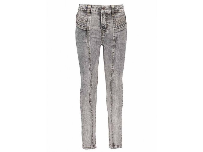 Dívčí strečové džíny světle šedé plísňáče kalhoty pro holku B-Nosy Y108 5621 054