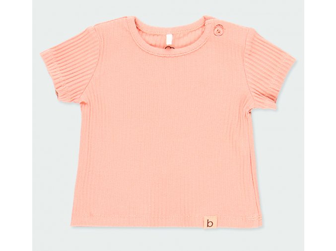 Kojenecké tričko žebrované Růžové Organic bavlna Boboli mimi 1940043742 a