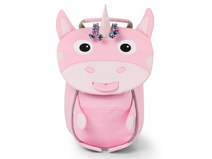 Dětský batůžek pro nejmenší Jednorožec růžový batoh pro batole do 3 let s odrazkami reflex ergonomická záda AFZ FAS 003 027 Affenzah