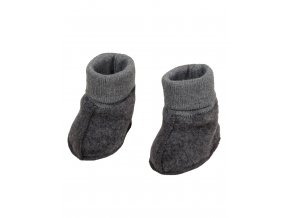 Dětské teplé boty z vlněného flanelu silnější gramáže (kompaktní, neprofoukne, a je prodyšný). Měkké botičky pro chladné dny udrží nožičku miminka v teple.