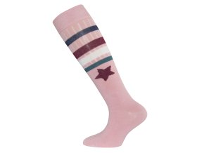 Pruhované podkolenky Rosa s hvězdou