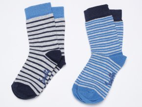 Kojenecké ponožky modro bílá