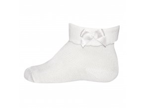 kojenecké dívčí ponožky s mašličkou bílé Ewers