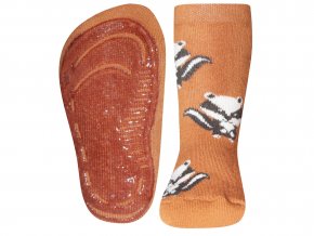 Ponožky s protiskluzem Mýval skořice221145 1319 B2C