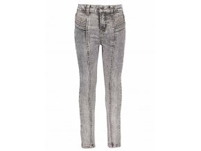 Dívčí strečové džíny světle šedé plísňáče kalhoty pro holku B-Nosy Y108 5621 054