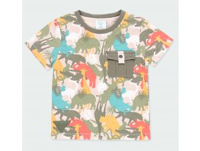 Chlapecké tričko barevné Safari zvířátka maskáčové tričko pro kluka školka bavlna Boboli 3340779834 a