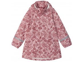 Dívčí nepromokavá bunda růžová Reima Vatten rose růžová pláštěnka pro holky s reflex prvky design skandinávský styl Reima 521506A 1127 a