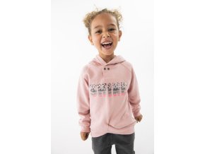 Dívčí mikina růžová s kapucí flitr Shine boboli holka 2191703854 modelka