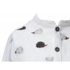 Dětská bavlněná košile bílá s  zvířátko ježeček knoflíčky Foque c
