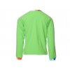 Dětské sport zelené tričko s dlouhým rukávem barevný patchwork Barcelona art d K 19051