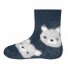 Froté ponožky Medvídek Modrý (Barva barevná, Velikost EU 23-26)