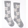 Dětské ponožky Medvídek šedý podkolenky 1