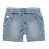 Chlapecké šortky džínové světle modré na gumu stahovací Boboli Klučičí kraťasy modré a