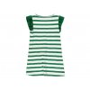 Dívčí pruhované šaty Kopretina zelenobílé bavlněné holčičí šaty na doma 4091049289 b