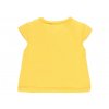 Kojenecké tričko Pestrobarevné květy žluté letní tričko pro holčičku set s legínkami barevné květy tričko se stříškovým rukávem krátkým Boboli 1290131135 b