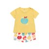 Kojenecký letní set tričko a šortky barevný dětský komplet Organic 100% bio bavlna 6090274512 a