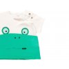 Kojenecký letní set Chameleon zelené šortky bílé tričko vtipné tričko mimi 1492391111 c