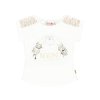 Dívčí tričko bílé elegantní Beyond Charm bílý top Boboli 7296151111 a
