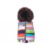 <p>Dětská zimní vesta na zip a s odepínatelnou kapucí v pestrobarevném patchworku.</p><p>Artový design, každý kus je originál barevné kompozice.
