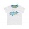 Jacky Kojenecké tričko Moře a velryba bílé modré